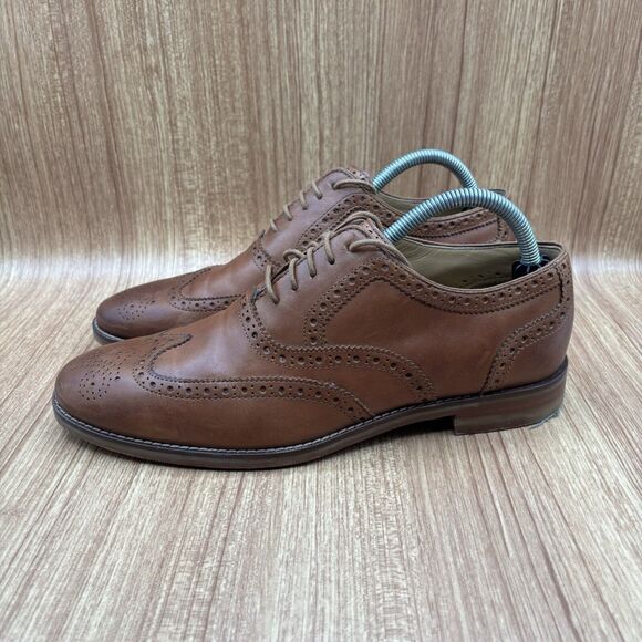 Cole Haan Mens 8 M Grand OS Cambridge Wingtip Oxford Leather Shoes C12915 - Picture 4 of 9